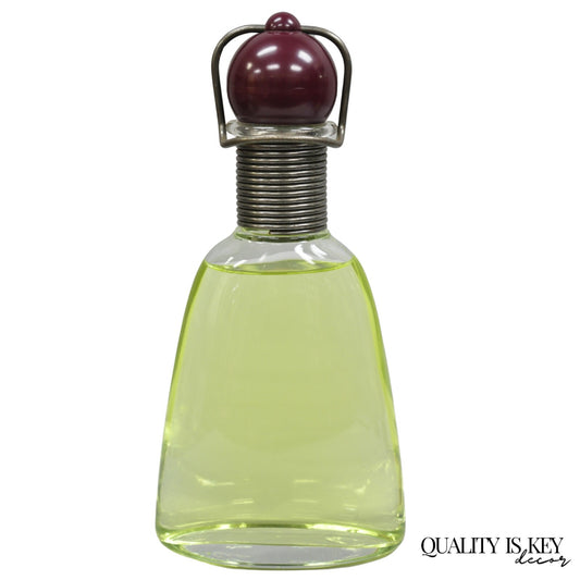 Vintage Large 14" Glass Dummy Bottle Romeo Gigli Cologne Perfume Store Display