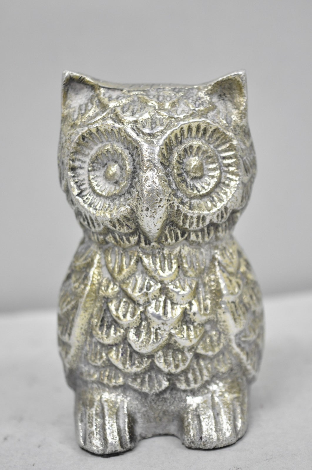 Contemporary Mid Century Modern Style Small Figural Owl Form Doorstop Wedge