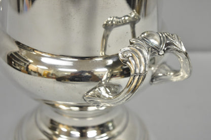 Vintage Trophy Cup Silver Plated Grapevine Bar Champagne Chiller Ice Bucket