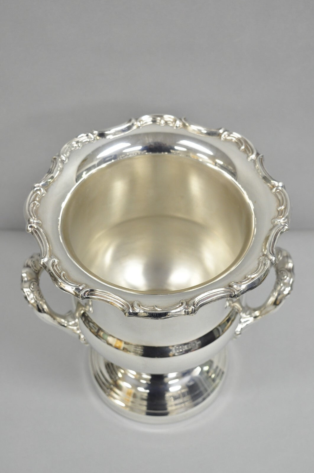 Vintage Leonard Victorian Silver Plated Trophy Cup Champagne Chiller Ice Bucket