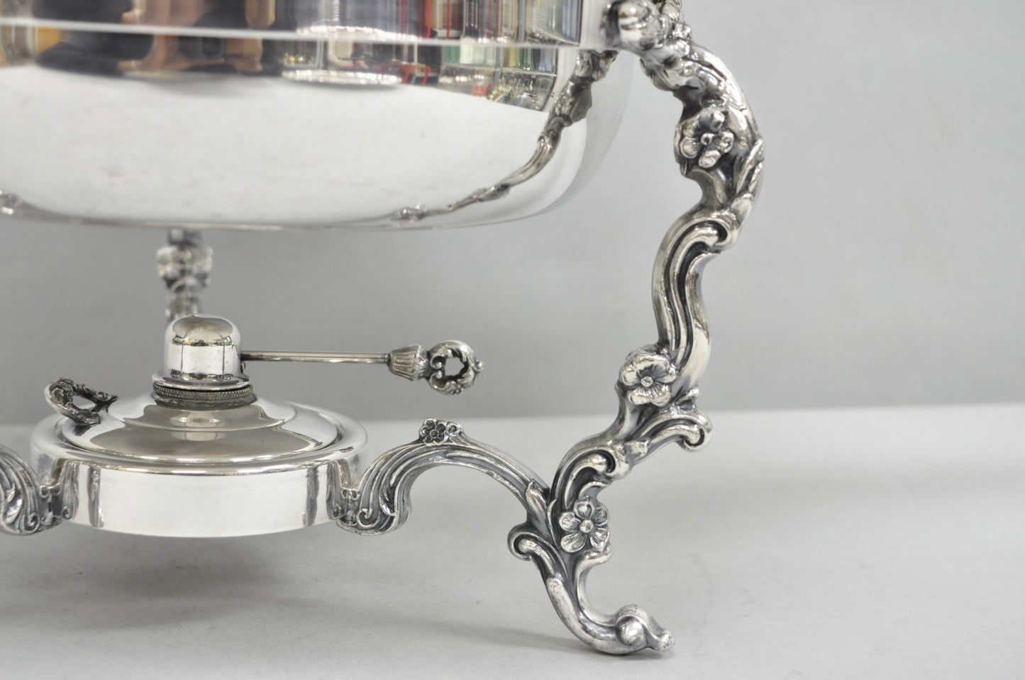 Vintage Sheffield Victorian Silver Plated Large Warmer Chafing Serving Dish
