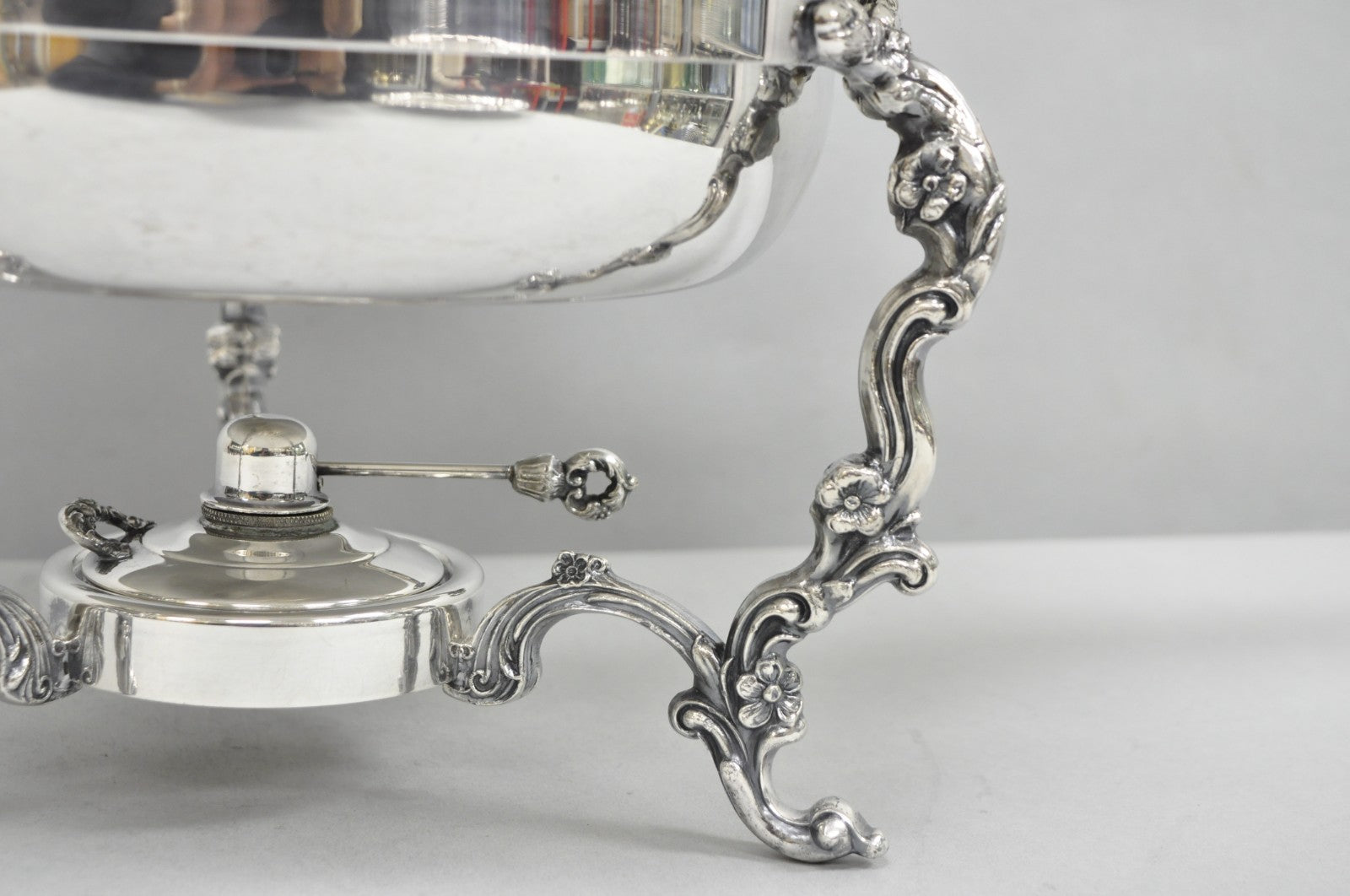 Vintage Sheffield Victorian Silver Plated Large Warmer Chafing Serving Dish