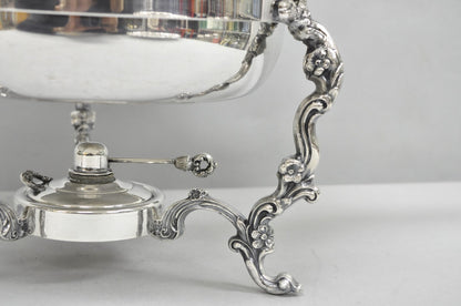 Vintage Sheffield Victorian Silver Plated Large Warmer Chafing Serving Dish