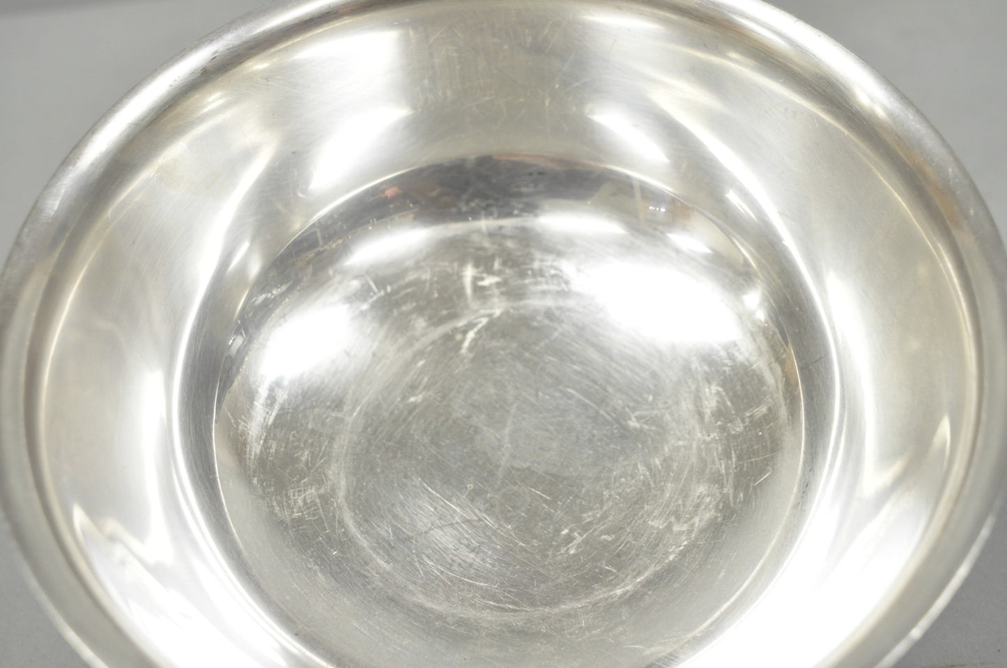 Vintage Mid Century Modern Gorham YC780 8" Silver Plated Serving Bowl