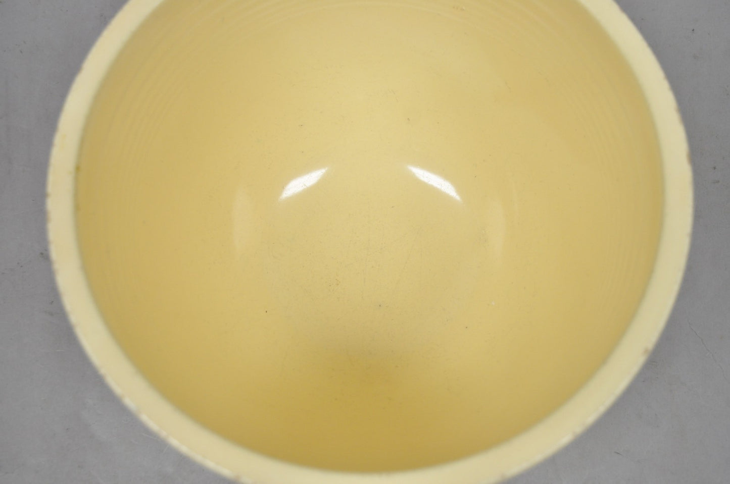 Vintage Fiesta Homer Laughlin China #7 Ivory Large Nesting Kitchen Mixing Bowl