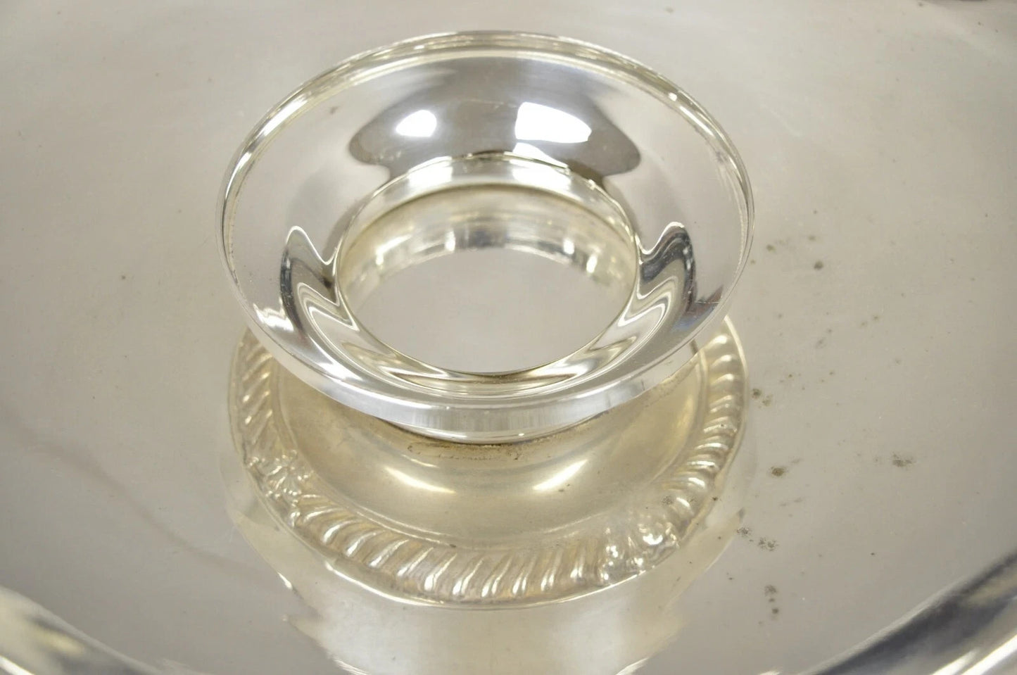 English Victorian Royal Castle Silver Plated Ice Bowl & Champagne Chiller Bucket