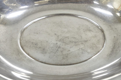 Vintage Baroque by Wallace Victorian Silver Plated Footed Centerpiece Fruit Bowl