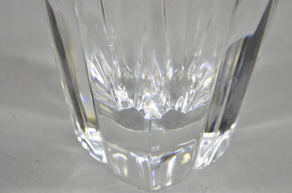 Vintage 6" Orrefors Sweden Lotus Flower Crystal Glass 4 Petal Vase