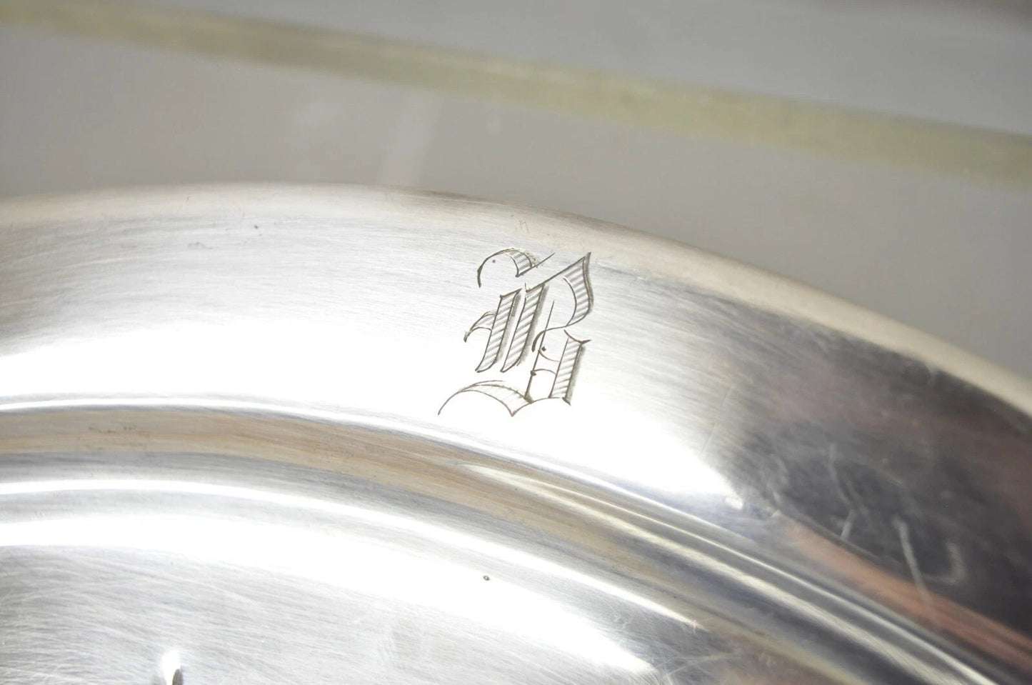 Reed & Barton Chesterfield Silver Plated Meat Cutlery Serving Platter Tray