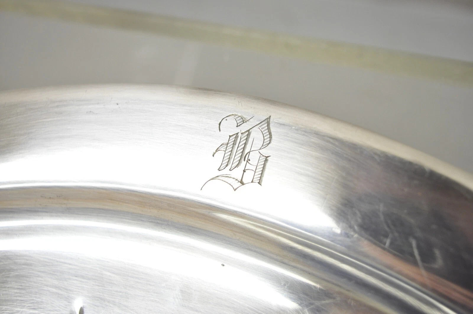 Reed & Barton Chesterfield Silver Plated Meat Cutlery Serving Platter Tray