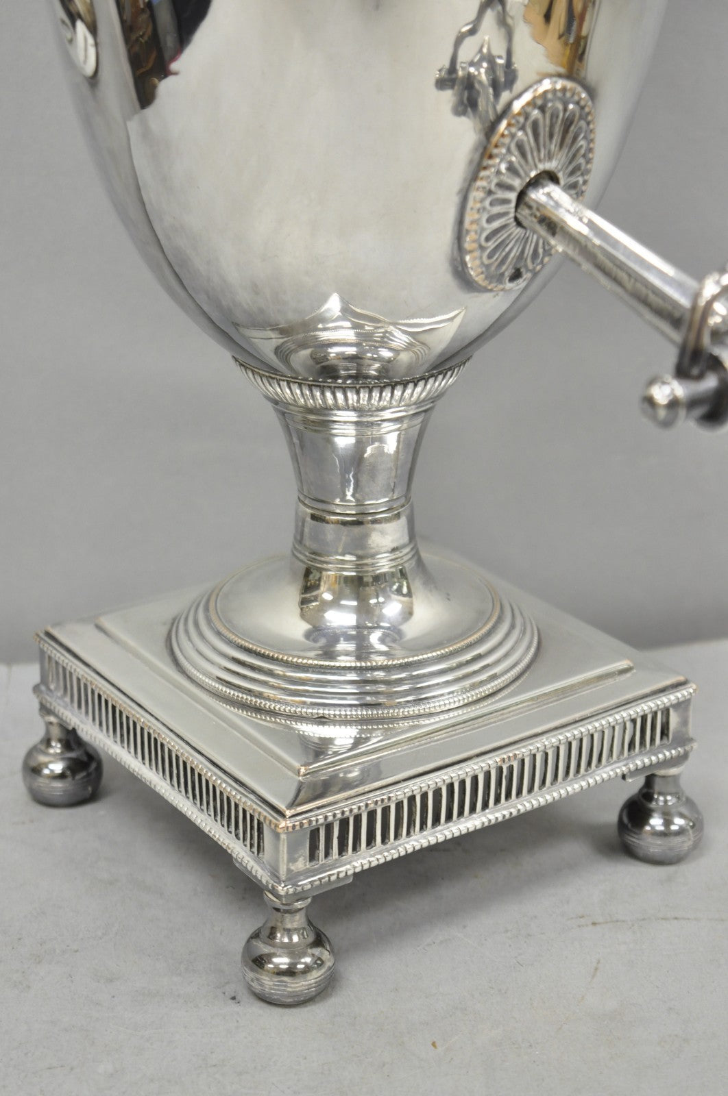 Antique English Regency Silver Plated Trophy Cup Urn Coffee Beverage Samovar