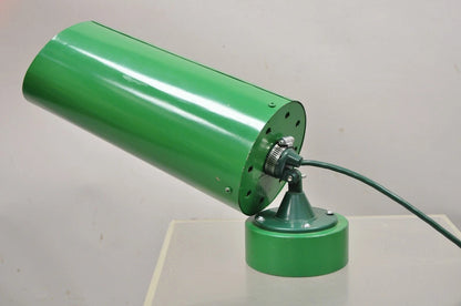 Modern Green Steel Metal Adjustable Theater Production Spot Light Table Lamp