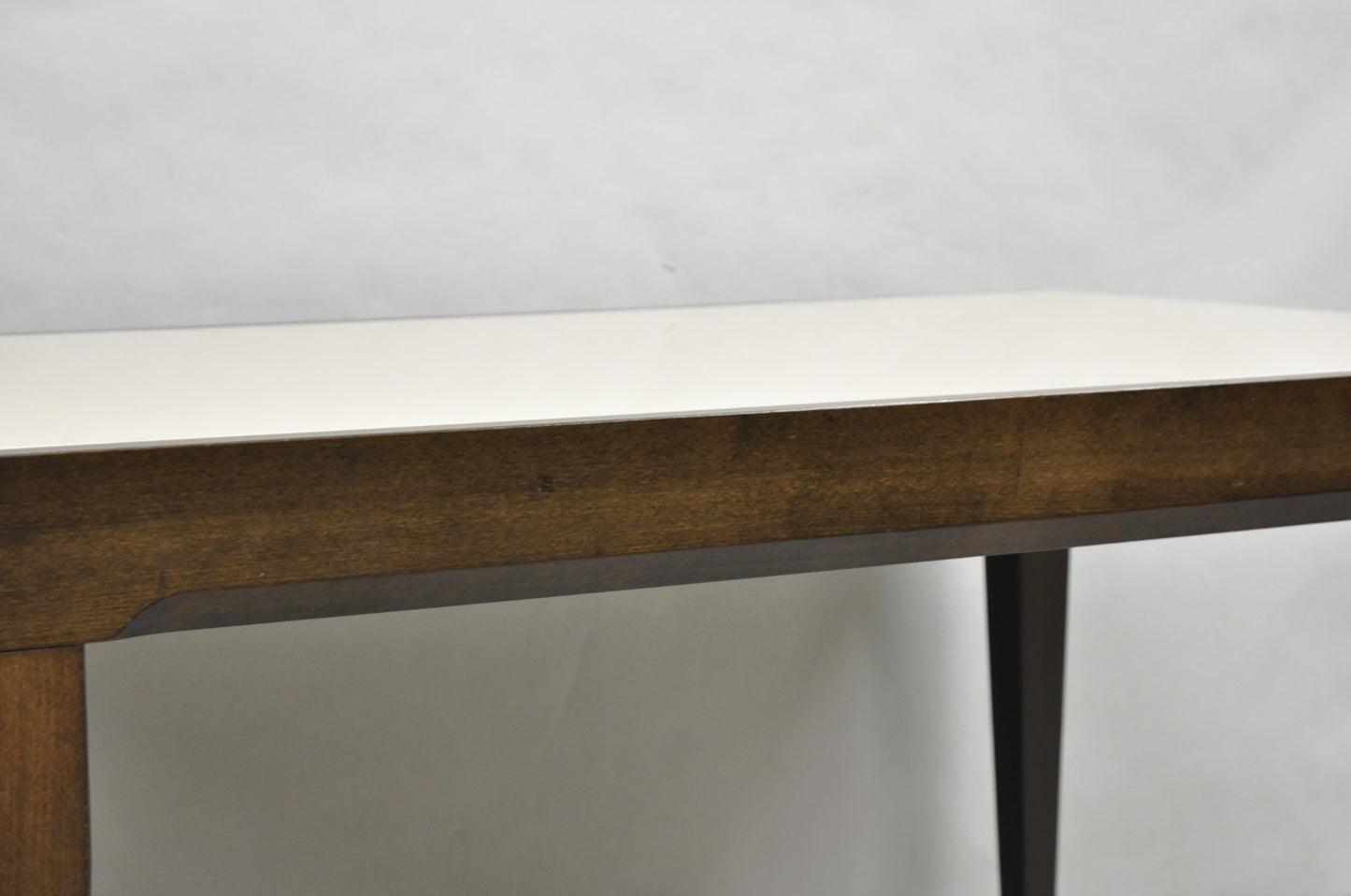 Calligaris S.p.A Italian Modern Extendable Glass Top Dining Table w/ Hidden Leaf