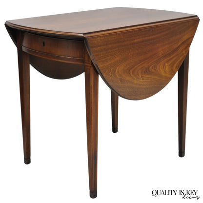 Antique Kittinger Colonial Williamsburg CW-27 Mahogany Drop Leaf Pembroke Table