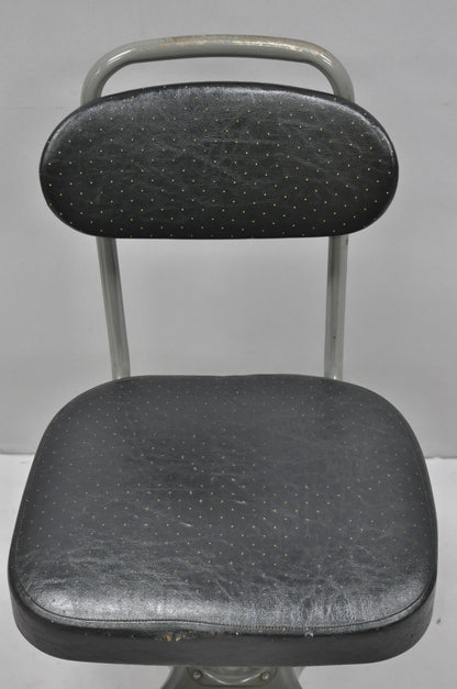 Vintage Hamilton Cosco Propeller Base Tanker Style Adjustable Office Desk Chair