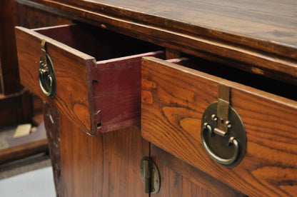 Antique Carved Hardwood Chinese Altar Console Table Sideboard Buffet Credenza