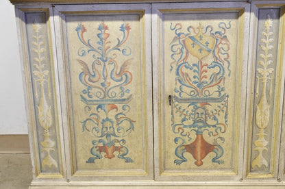 Italian Provincial French Country Large Cupboard Cabinet Hutch by Trouvailles