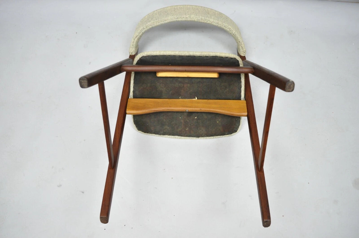 T.H. Harlev Farstrup Mid Century Danish Modern Teak A-Frame Dining Side Chair