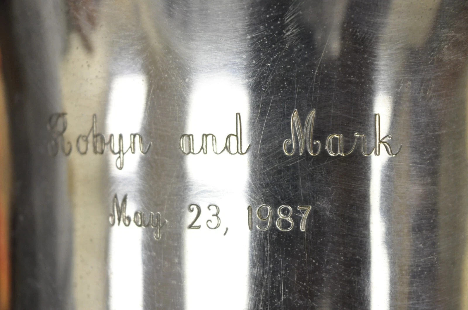 FB Rogers Silver Plated Trophy Cup Champagne Wine Chiller Ice Bucket - Engraved