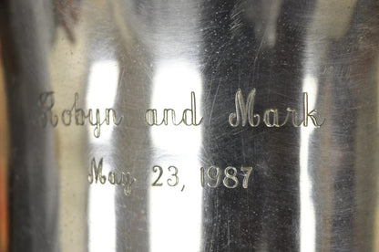 FB Rogers Silver Plated Trophy Cup Champagne Wine Chiller Ice Bucket - Engraved