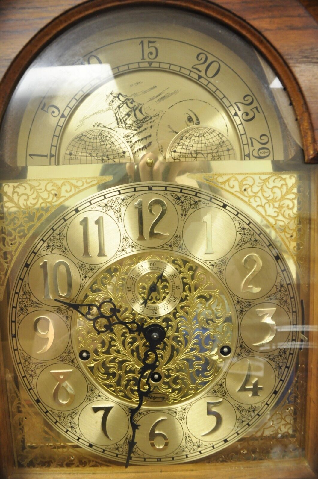 The Walden Ridge Ridgeway Grandfather Clock Oak Tall Case