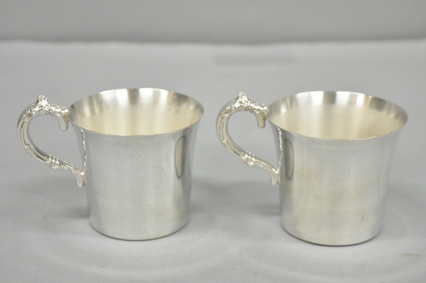 Vintage Wallace Harvest Silver Plated Grapevine Punch Bowl Set w/ 12 Cups & Tray