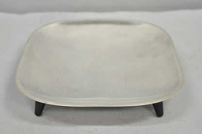 Vintage Mid Century Modern FB Rogers 5812 Silver Plated Footed Trinket Dish
