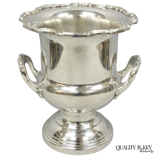 Vintage Leonard Silver Plated Trophy Cup Urn Champagne Chiller Bar Ice Bucket