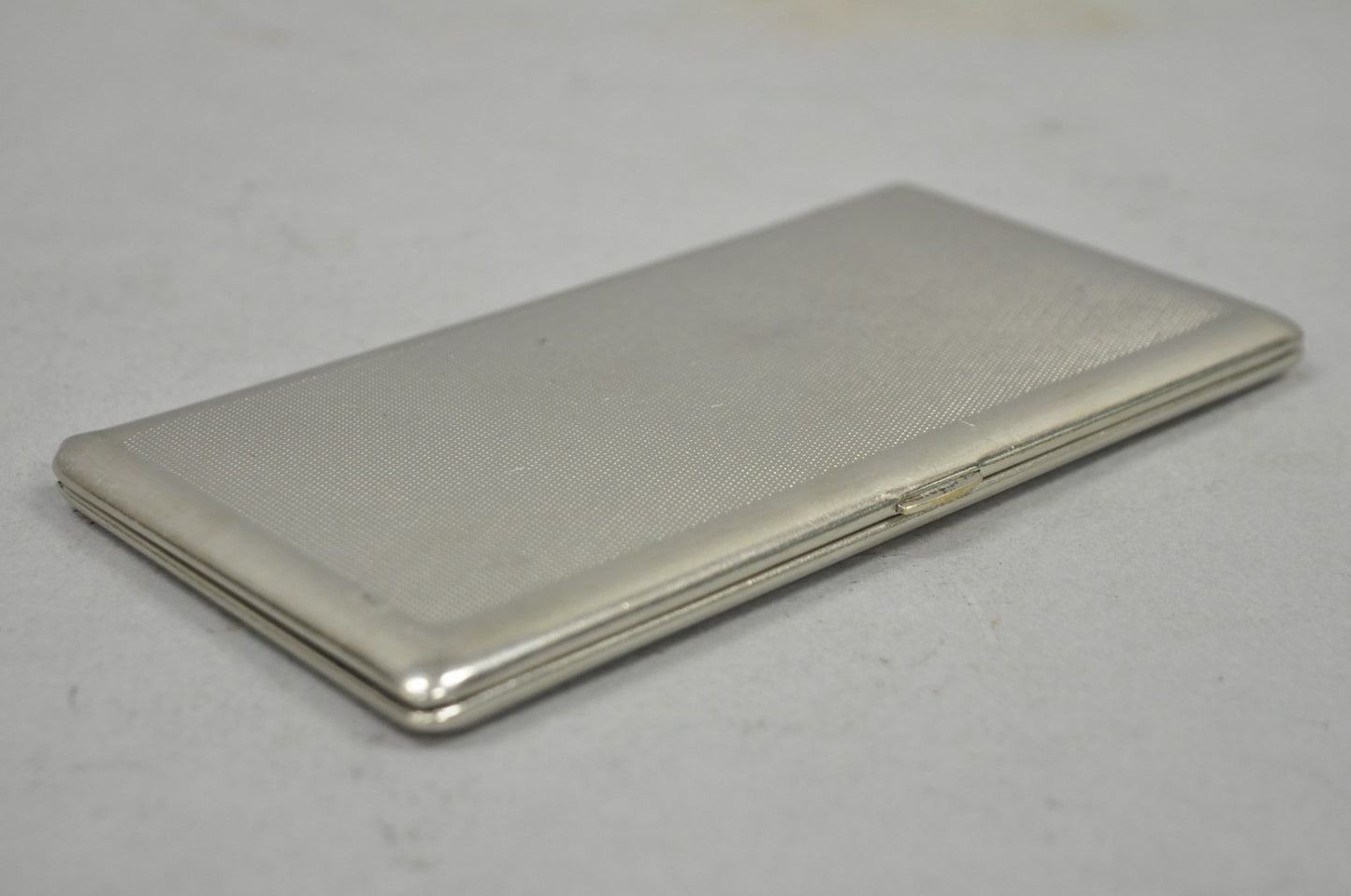 Vintage Art Deco Silver Plated Elegant Cigarette Case Holder Made in England