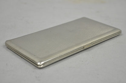 Vintage Art Deco Silver Plated Elegant Cigarette Case Holder Made in England