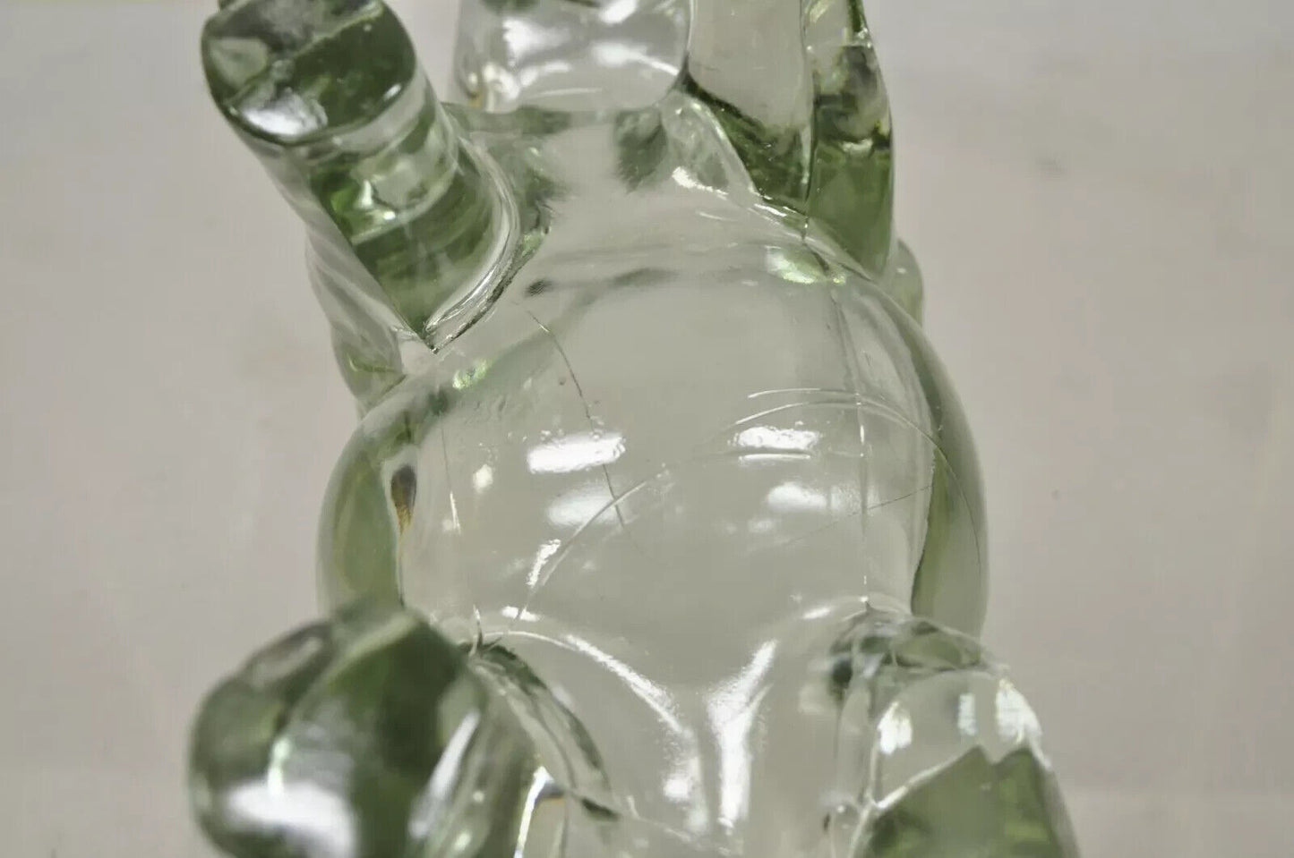 Vintage Tiara Indiana Glass 15" Elephant Lidded Candy Trinket Dish in Box