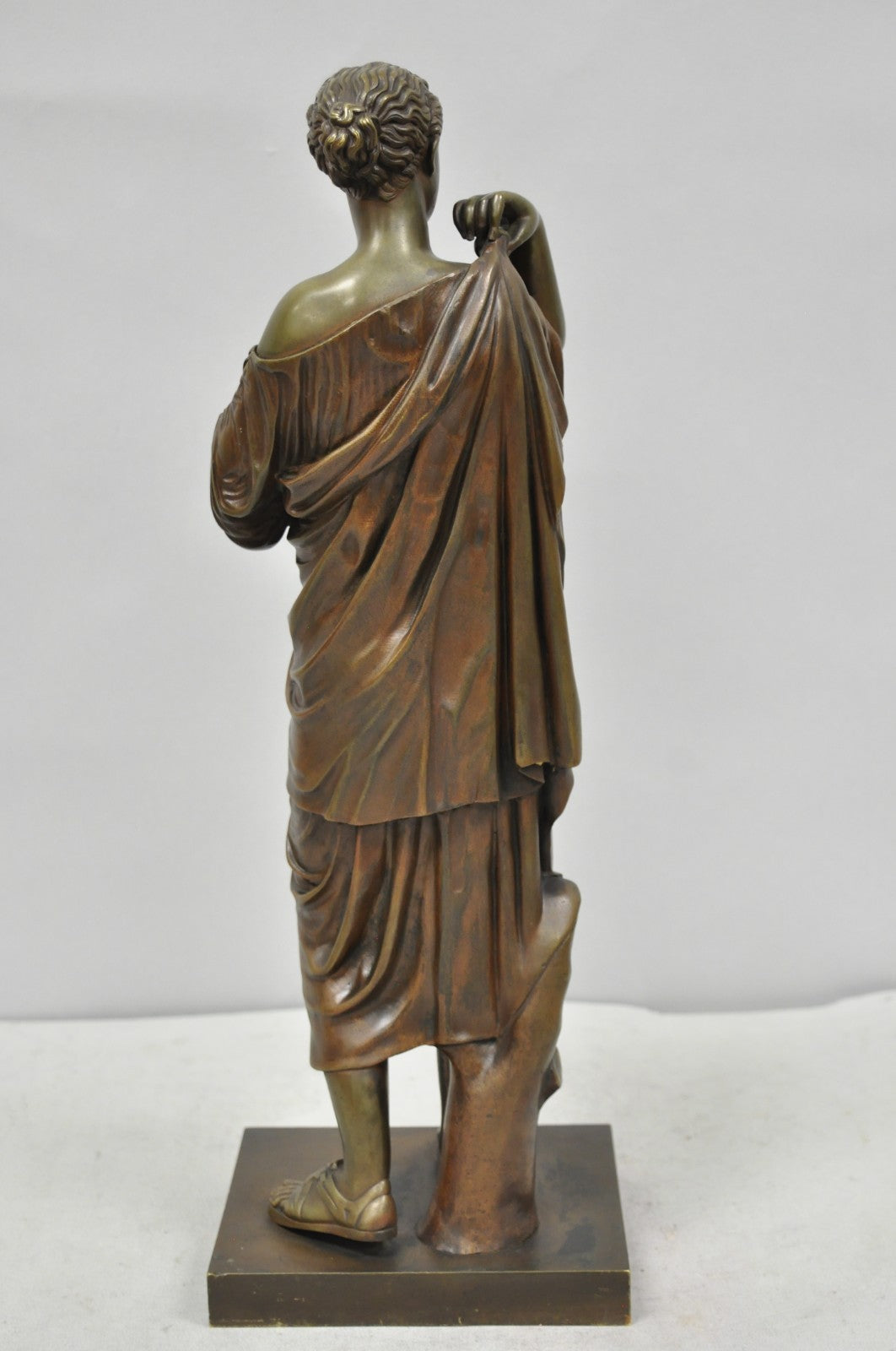 Antique 19th C. Ferdinand Barbedienne Bronze Diana Gabies Statue Sculpture