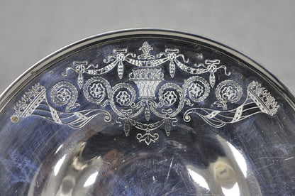 Victorian Middletown Silverware Silver Plated Pedestal Candy Dish Compote