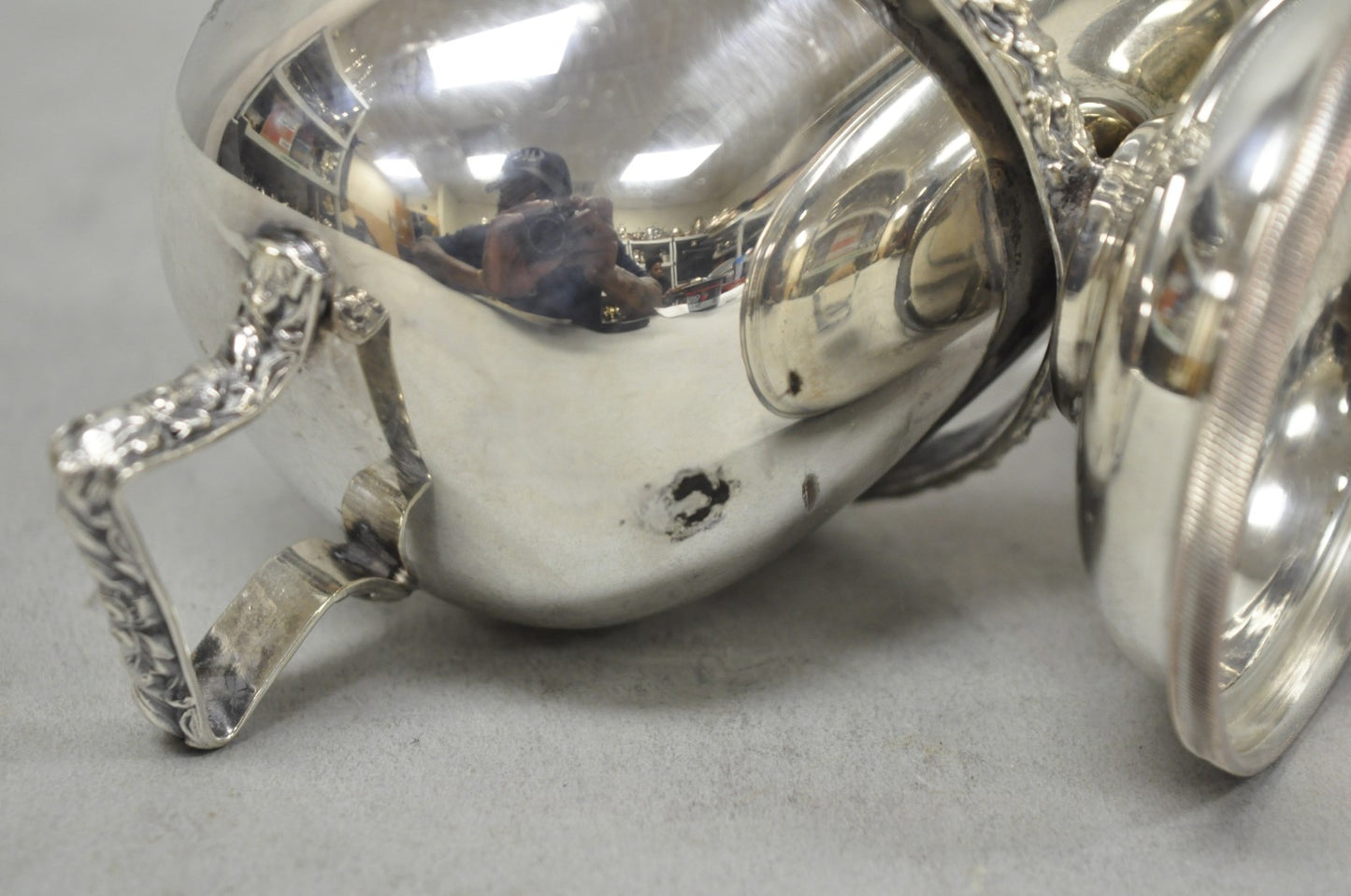 Vintage English Victorian Silver Plated Sugar Cube Scuttle Bucket By Winchester