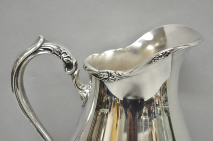 Vintage Webster Wilcox "Sylvia" Silver Plated Bulbous Footed Water Pitcher