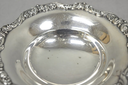 Vintage Poole "Old English" 5005 Silver Plated Small Footed Nut Dish Bowl