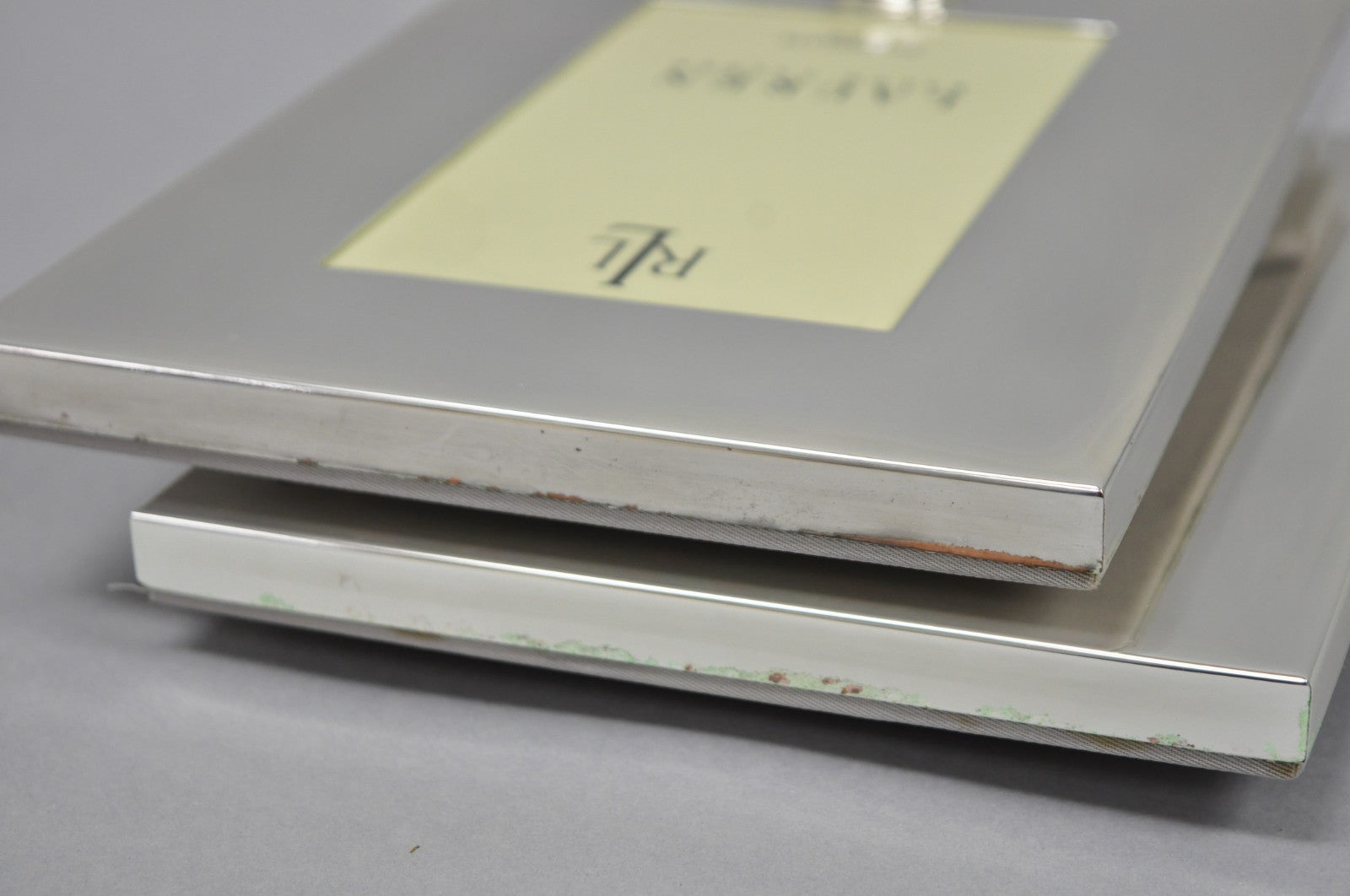 Lauren Ralph Lauren "Vows" Silver Plated 4x6 Wedding Photo Picture Frame