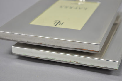 Lauren Ralph Lauren "Vows" Silver Plated 4x6 Wedding Photo Picture Frame