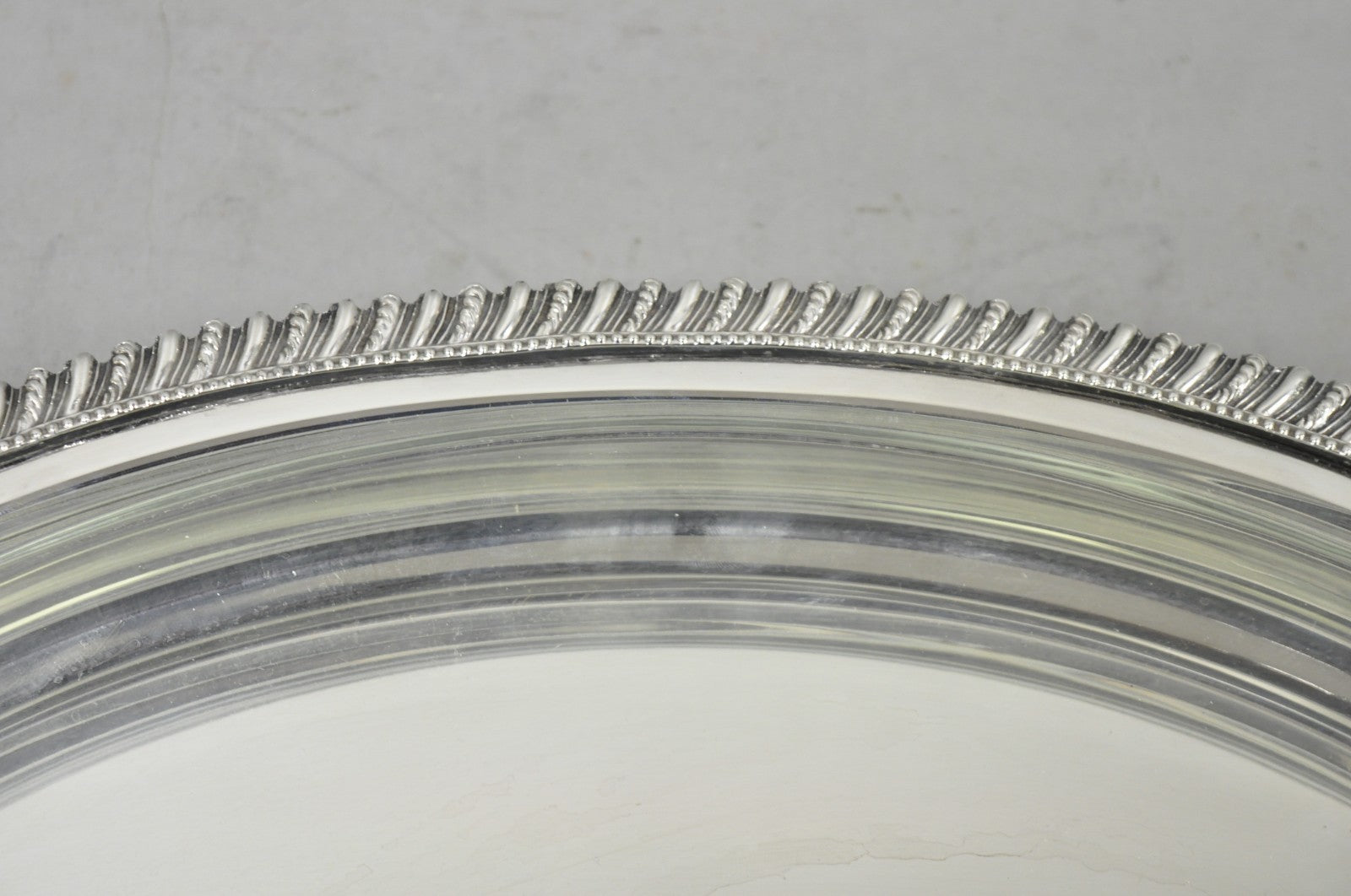 Antique Sheffield Victorian Silver Plated Large Twin Handle Serving Dish Platter