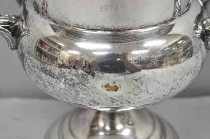 Vintage Sheridan Victorian Engraved Silver Plated Champagne Chiller Ice Bucket
