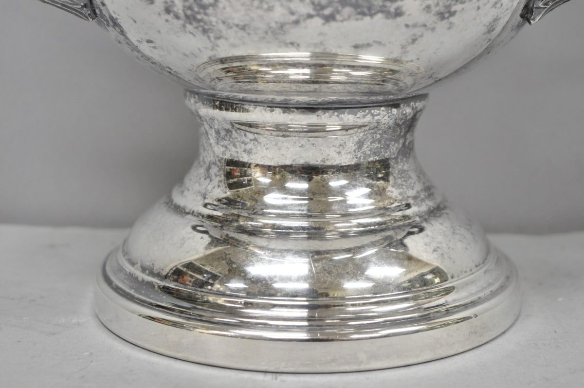 Vintage Victorian Silver Plated Trophy Cup Urn Champagne Chiller Bar Ice Bucket