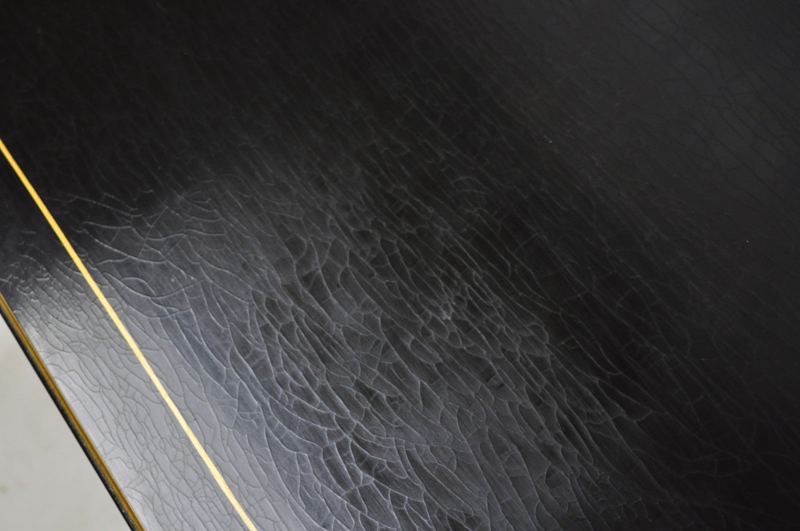 Habersham Chinoiserie Black Lacquer Credenza Buffet Media Entertainment Cabinet