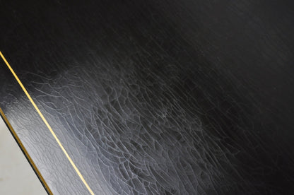 Habersham Chinoiserie Black Lacquer Credenza Buffet Media Entertainment Cabinet