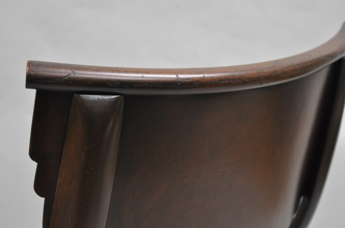 Pietro Constantini Italian Regency Mahogany Klismos Dining Chairs - Set of 4