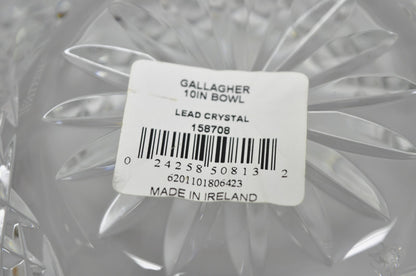 Waterford Cut Crystal Lead Glass 10" Centerpiece "Gallagher" Bowl 158709