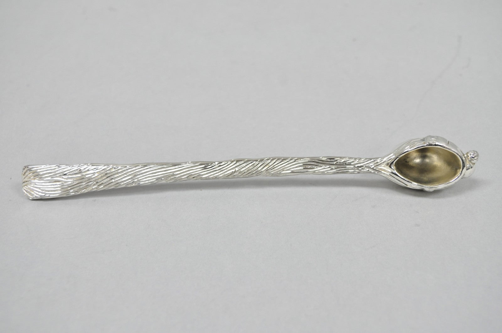 Vintage 9" Santa Claus Christmas Silver Plated Candle Snuffer by Head