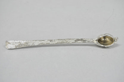 Vintage 9" Santa Claus Christmas Silver Plated Candle Snuffer by Head