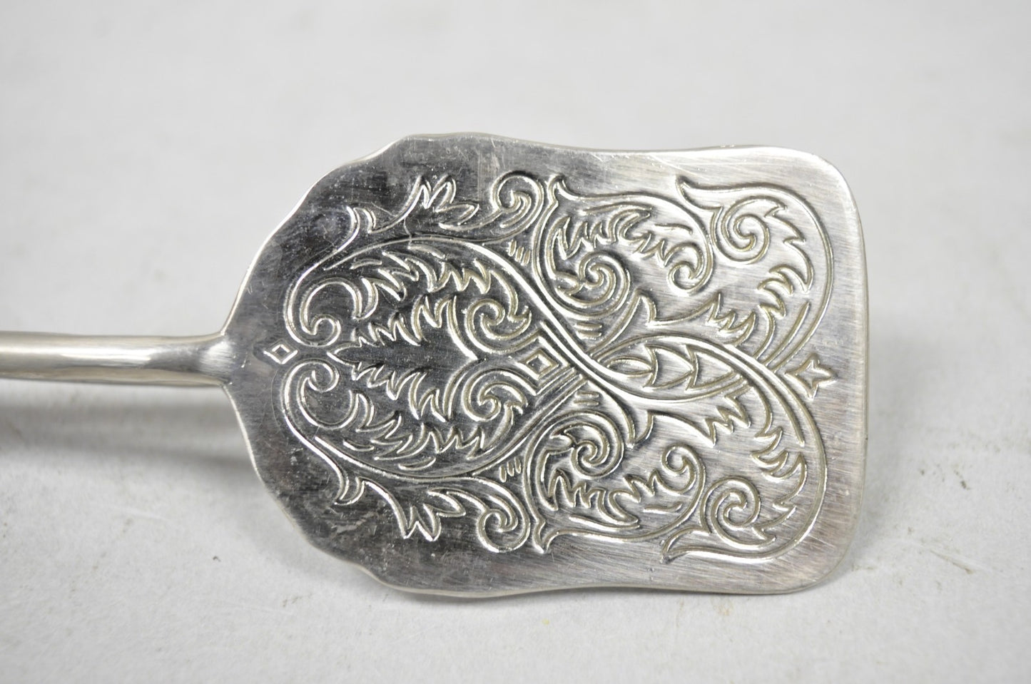 Vintage Silver Plated Victorian Style Pastry Bread Salad Asparagus Serving Tongs