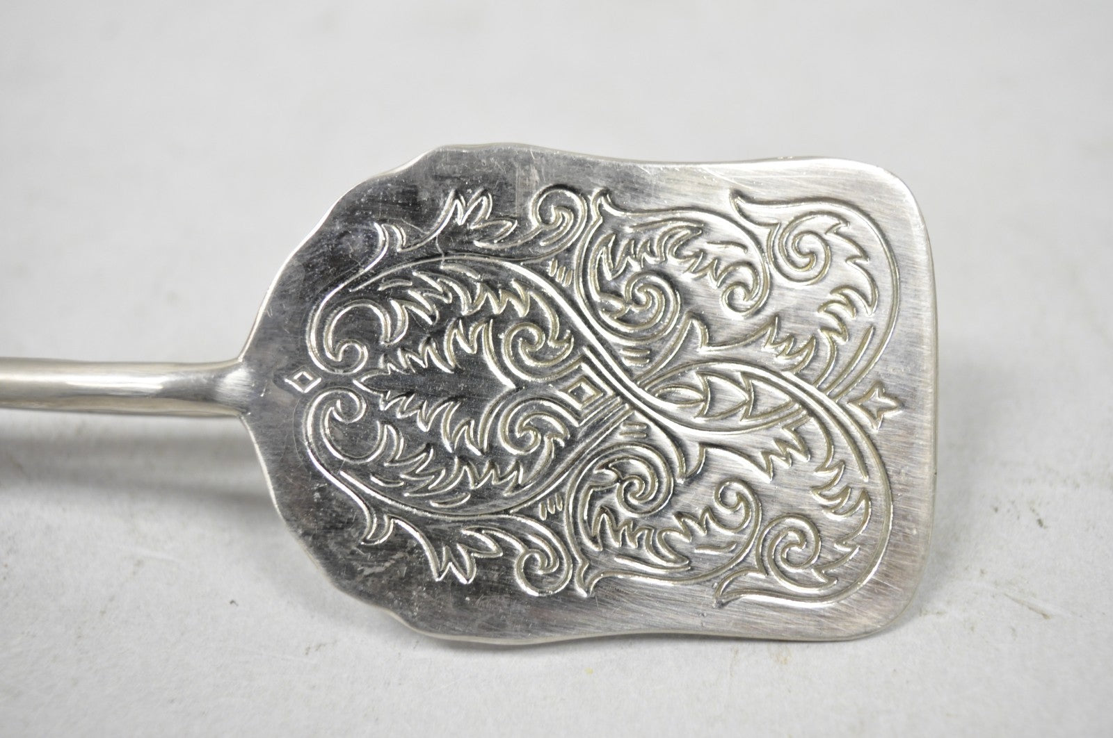 Vintage Silver Plated Victorian Style Pastry Bread Salad Asparagus Serving Tongs