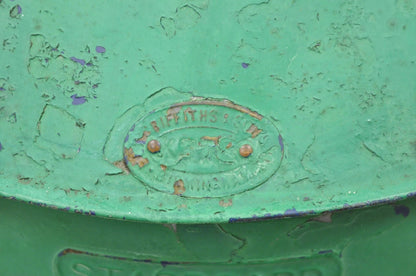 Antique Eli Griffith & Sons Green Marine Masthead Ship Lantern Light Fixture